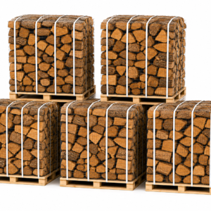 Bois de Chauffage 30 cm – Palette 5 Stères – Bois Sec Prêt à Brûler