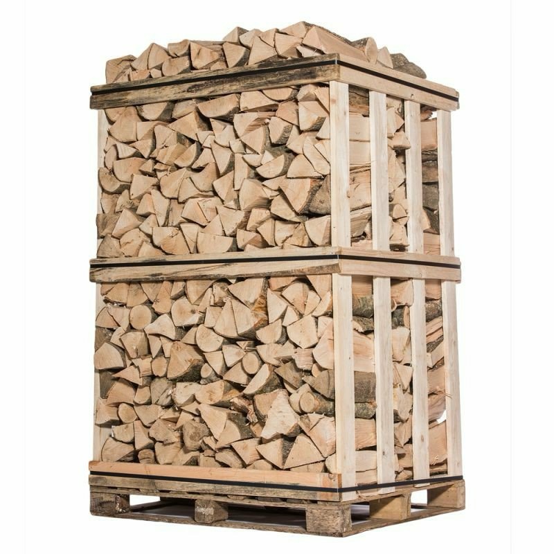 1 m, 2 steres Bûches de hêtre extra sèches pour un chauffage performant